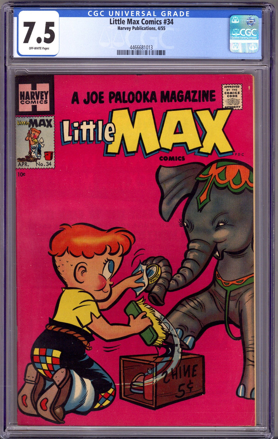 Little Max Comics 34 CGC 7.5 (VF-) (1955) 