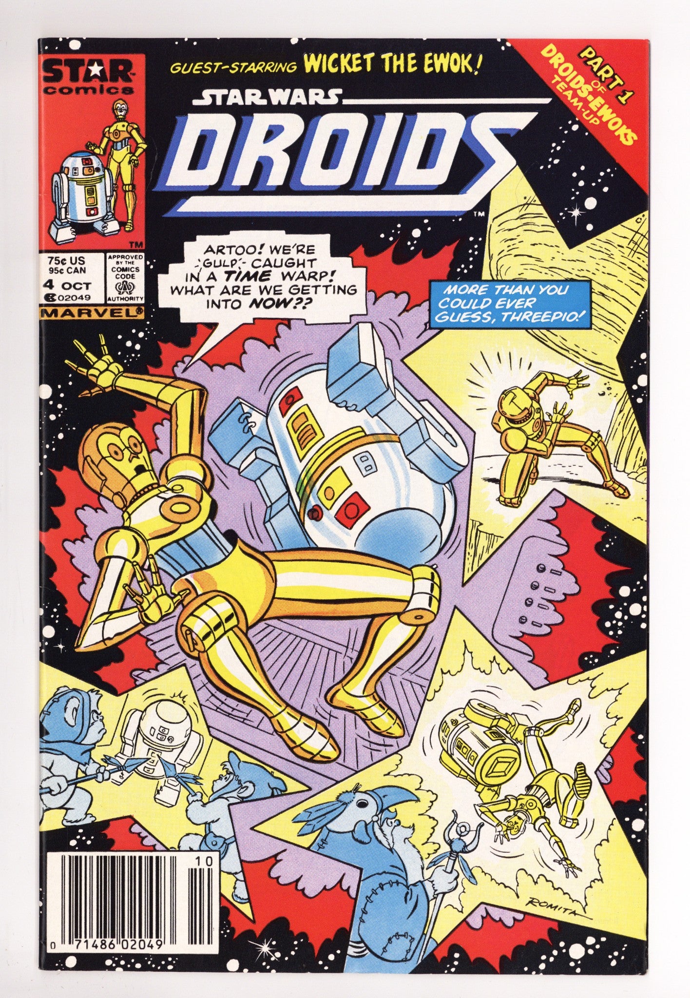Droids 4 VF- (7.5) (1986) Newsstand 