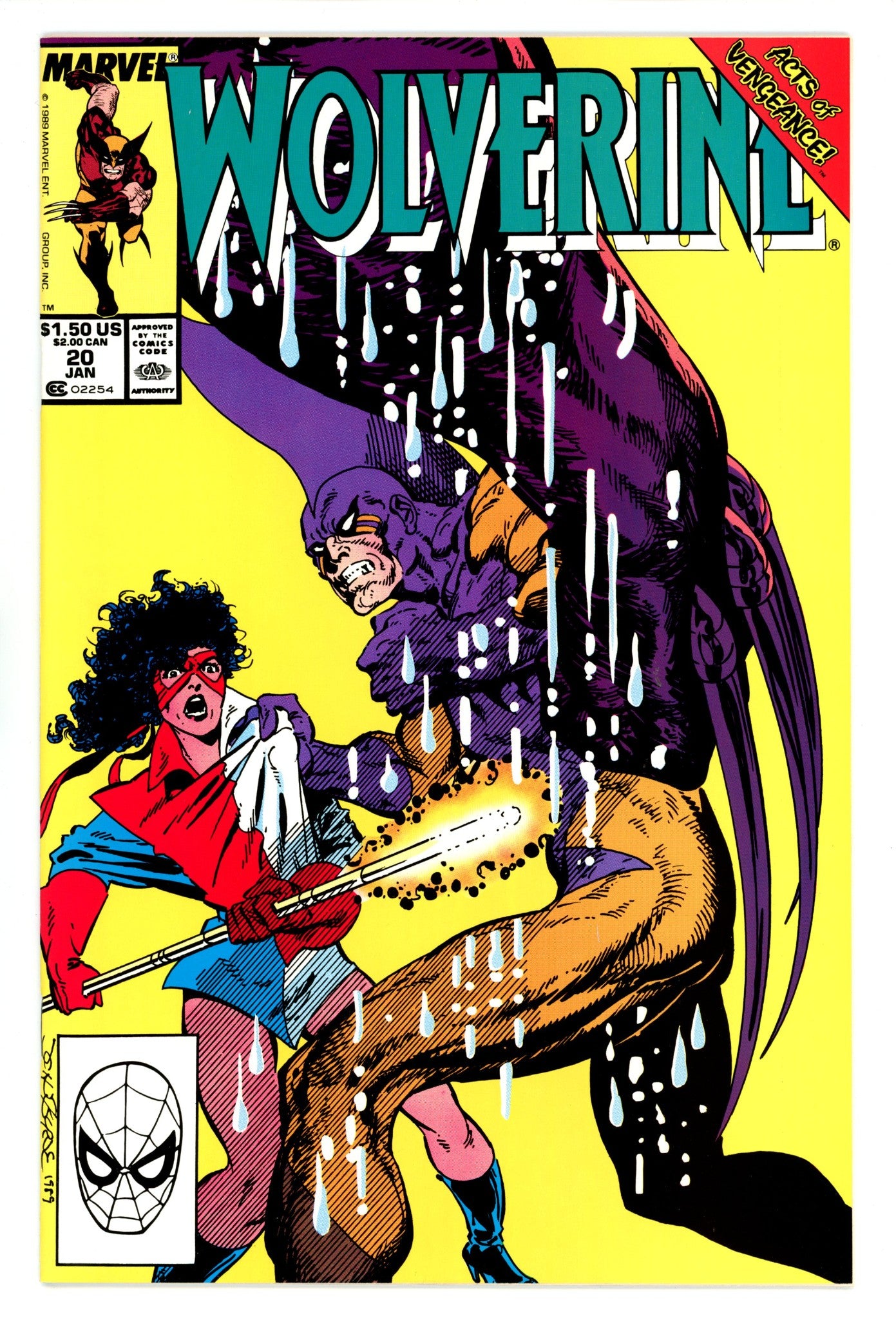 Wolverine Vol 2 20 High Grade (1990) 