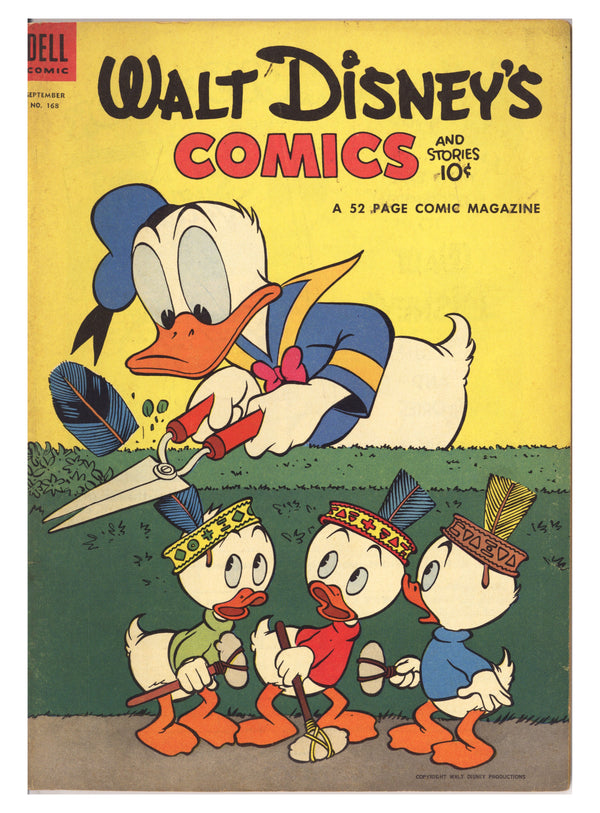 Walt Disney's Comics and Stories Vol 14 12 (168) FN+ (6.5) (1954)