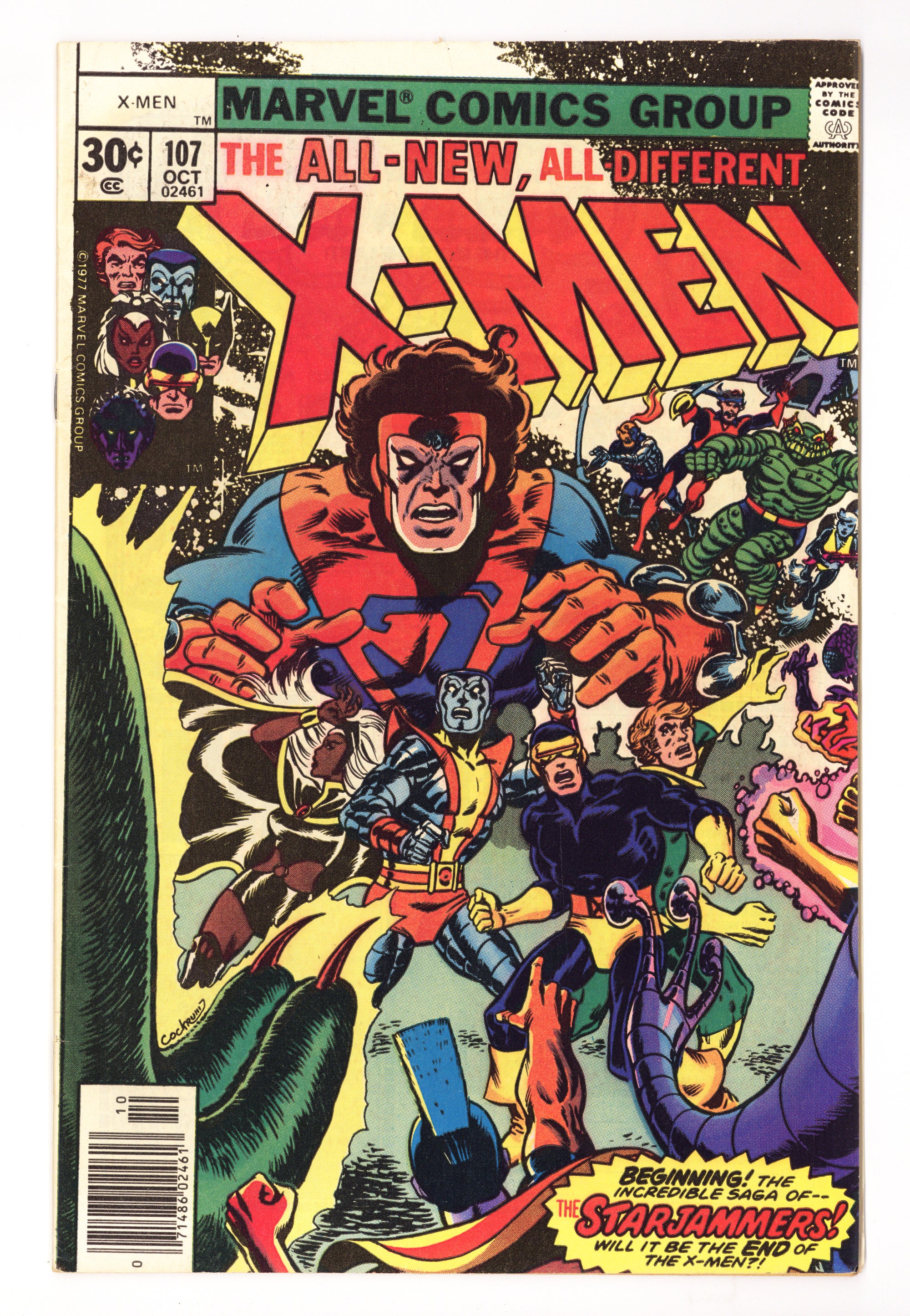 The X-Men Vol 1 107  FN (6.0)   (1977)        