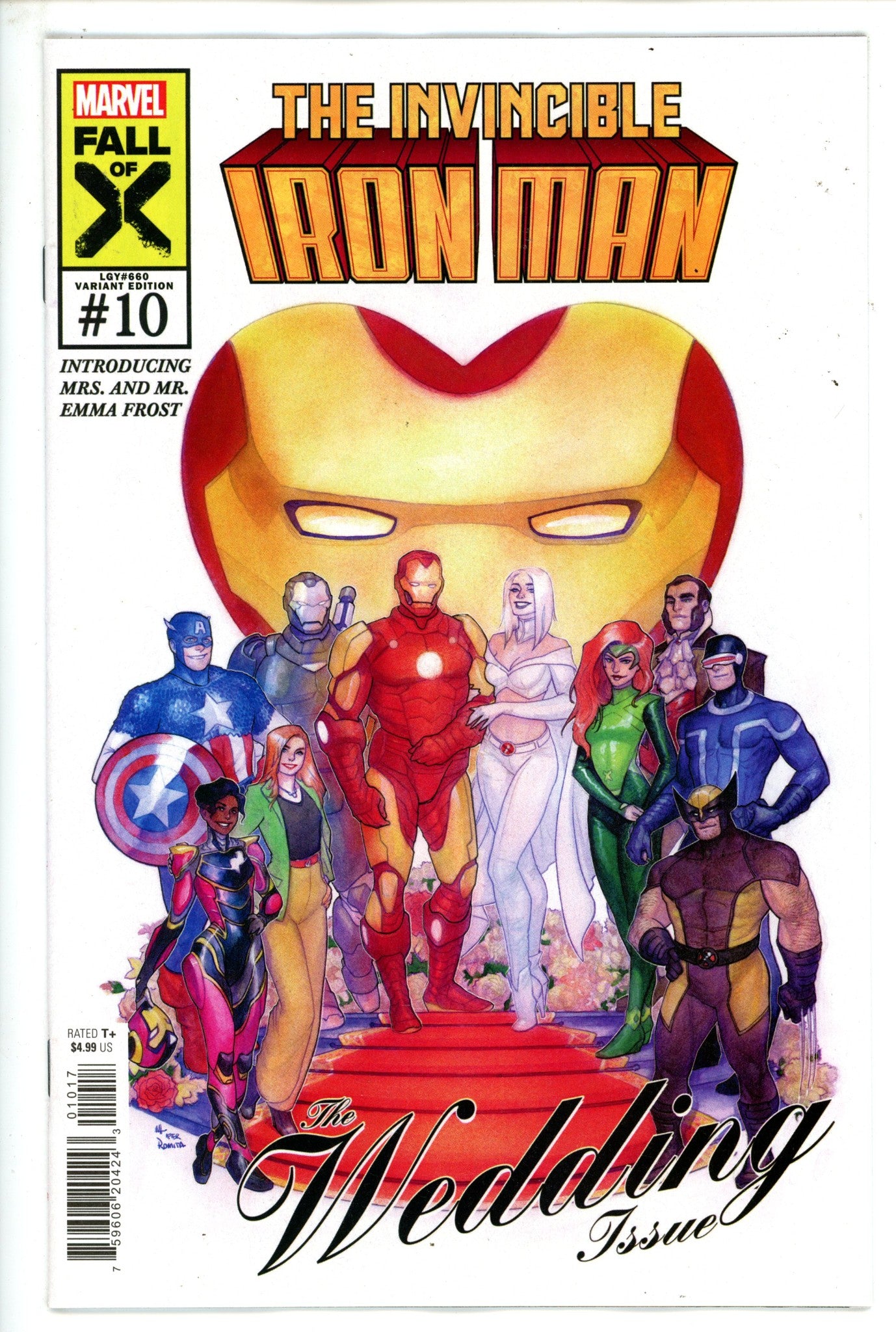 Invincible Iron Man Vol 4 10 Hetrick Homage Incentive Variant NM- (1900)