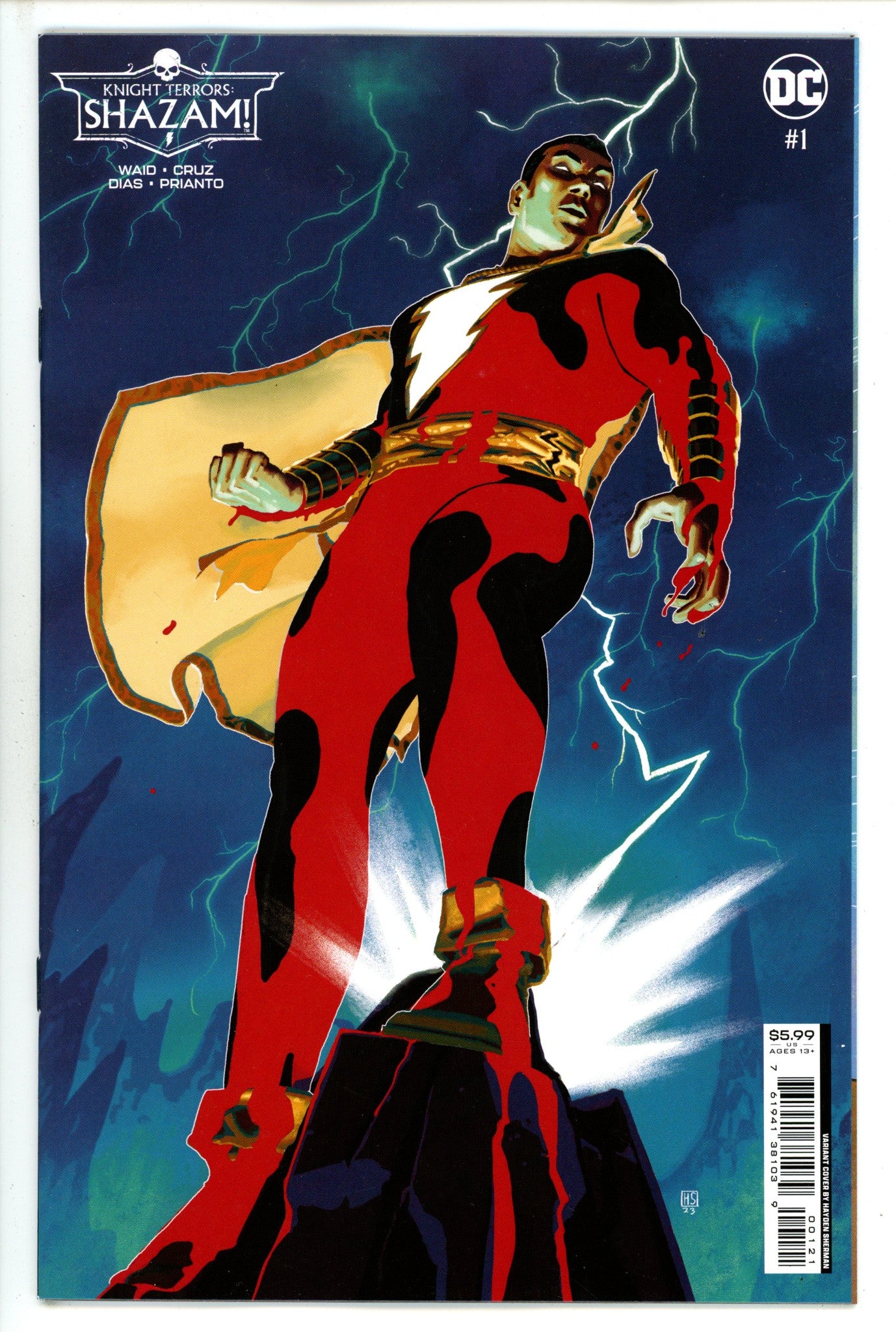 Knight Terrors Shazam 1 Sherman Variant (2023)