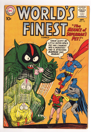 World's Finest Comics 112 VG/FN (5.0) (1960)