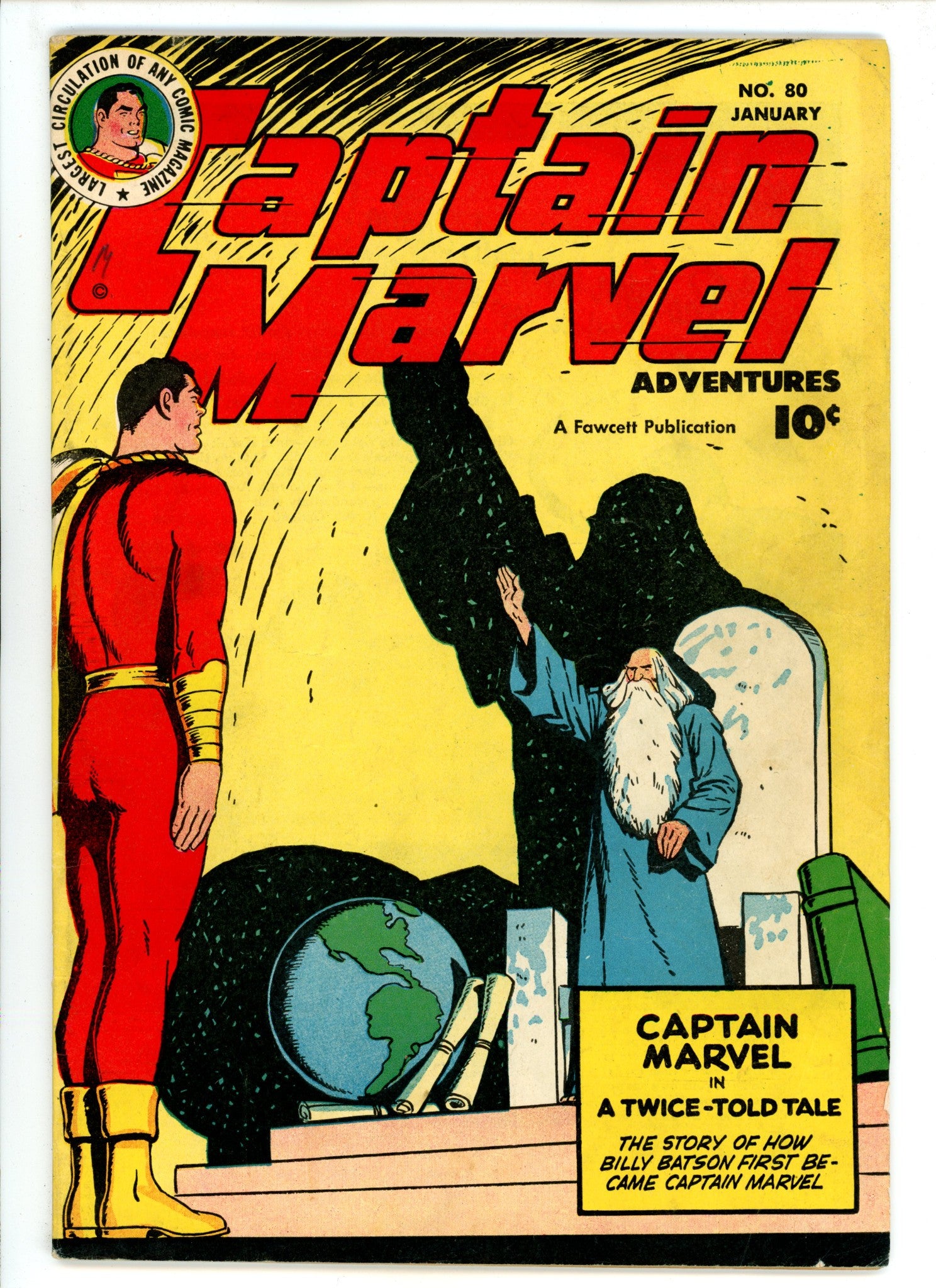 Captain Marvel Adventures 80 VG+ (4.5) (1948) 