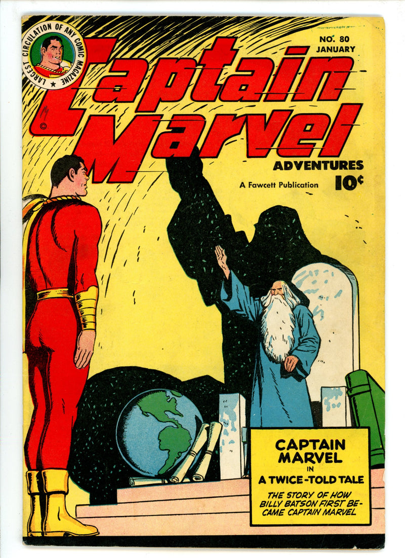 Captain Marvel Adventures 80 VG+ (4.5) (1948) 