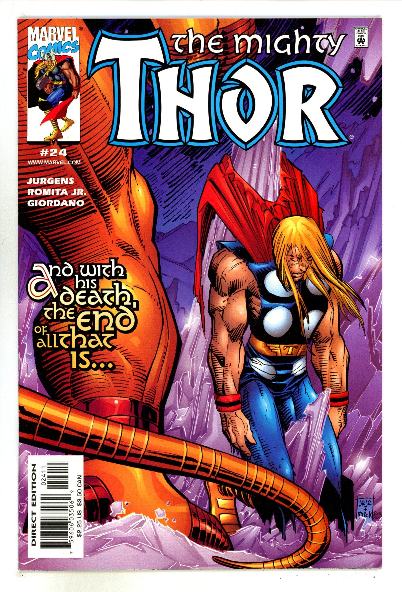 Thor Vol 2 24 High Grade (2000) 