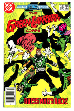 The Green Lantern Corps 207 VF- (7.5) (1986) Canadian Price Variant