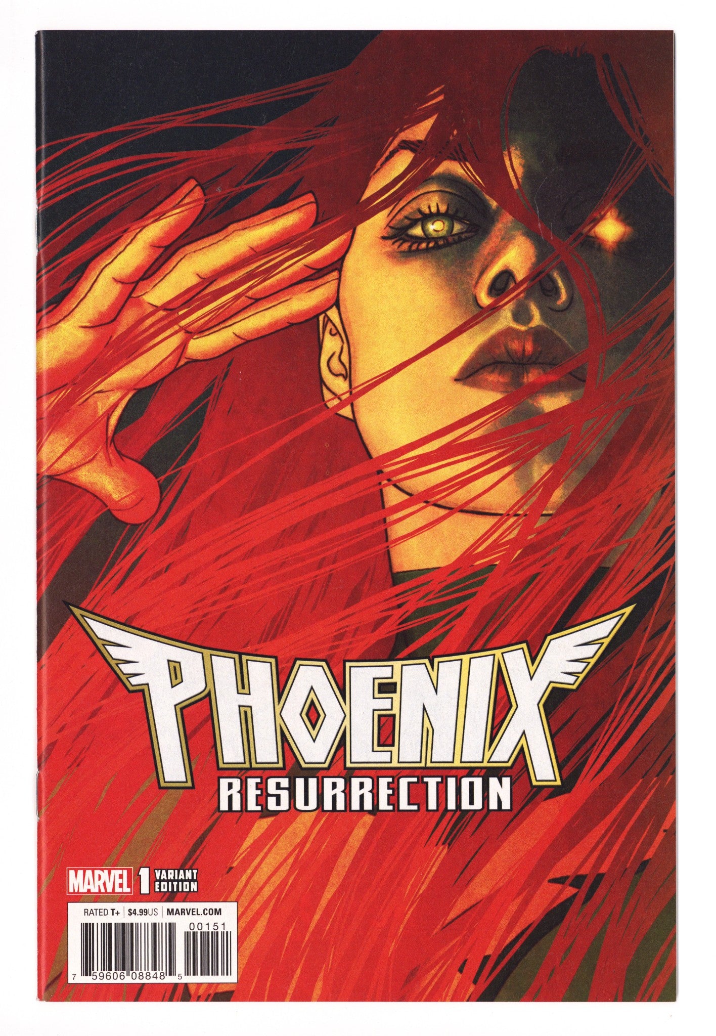 Phoenix Resurrection: The Return of Jean Grey 1 NM- (9.2) (2018) Frison Incentive Variant 