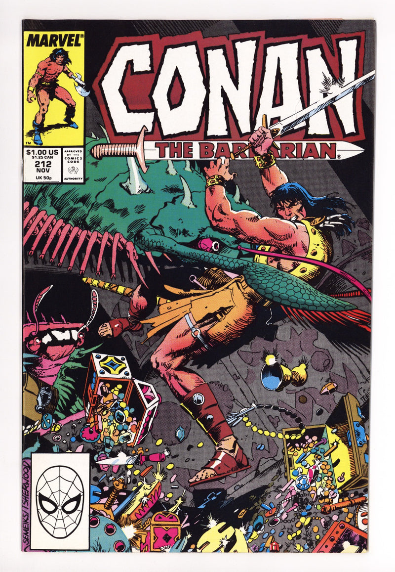 Conan the Barbarian Vol 1 212 High Grade (1988) 