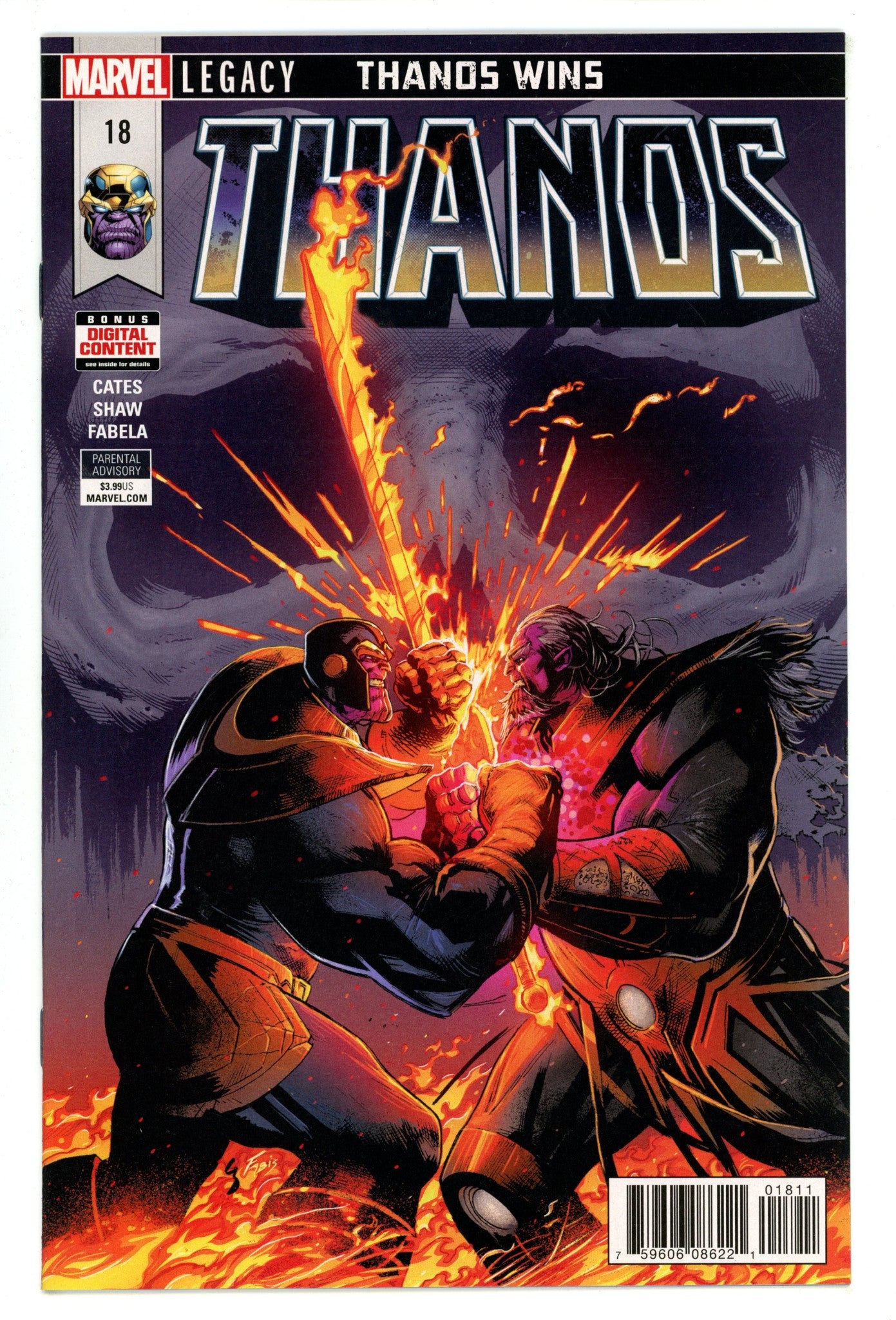 Thanos Vol 2 18 High Grade (2018) 