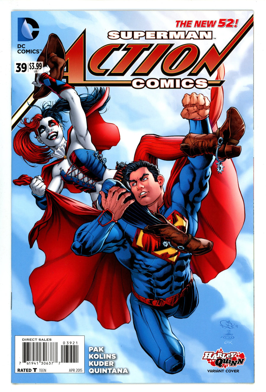 Action Comics Vol 2 39 High Grade (2015) Scott Variant 