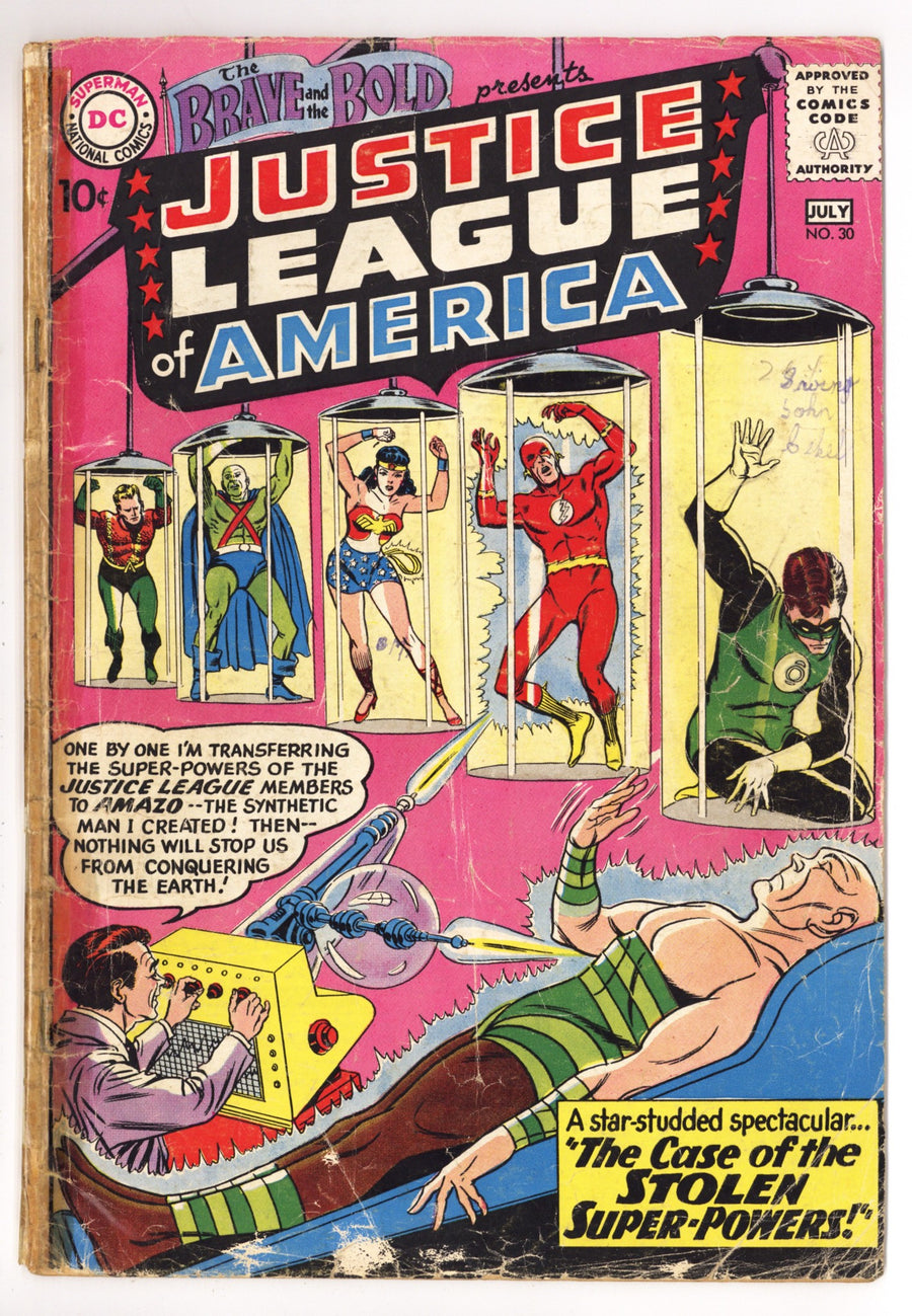 The Brave and the Bold Vol 1 30 GD+ (2.5) (1960) 