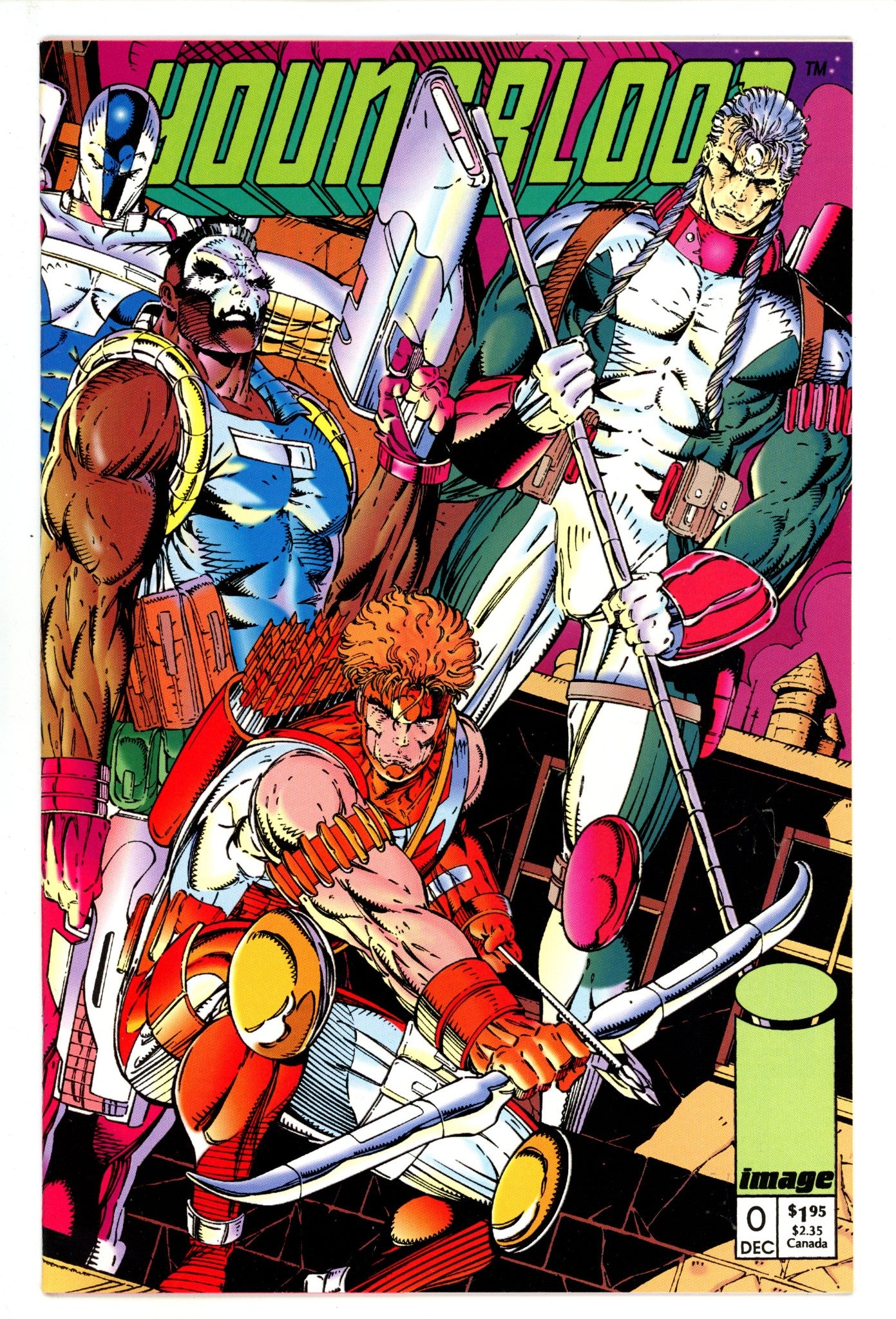 Youngblood Vol 1 0 High Grade (1992) Green Variant 