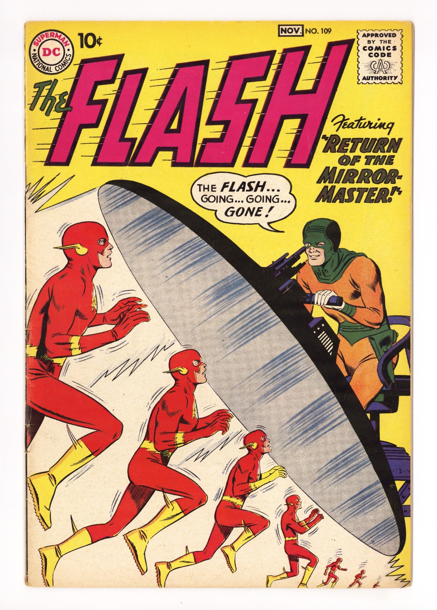 The Flash Vol 1 109 FN- (5.5) (1959) 