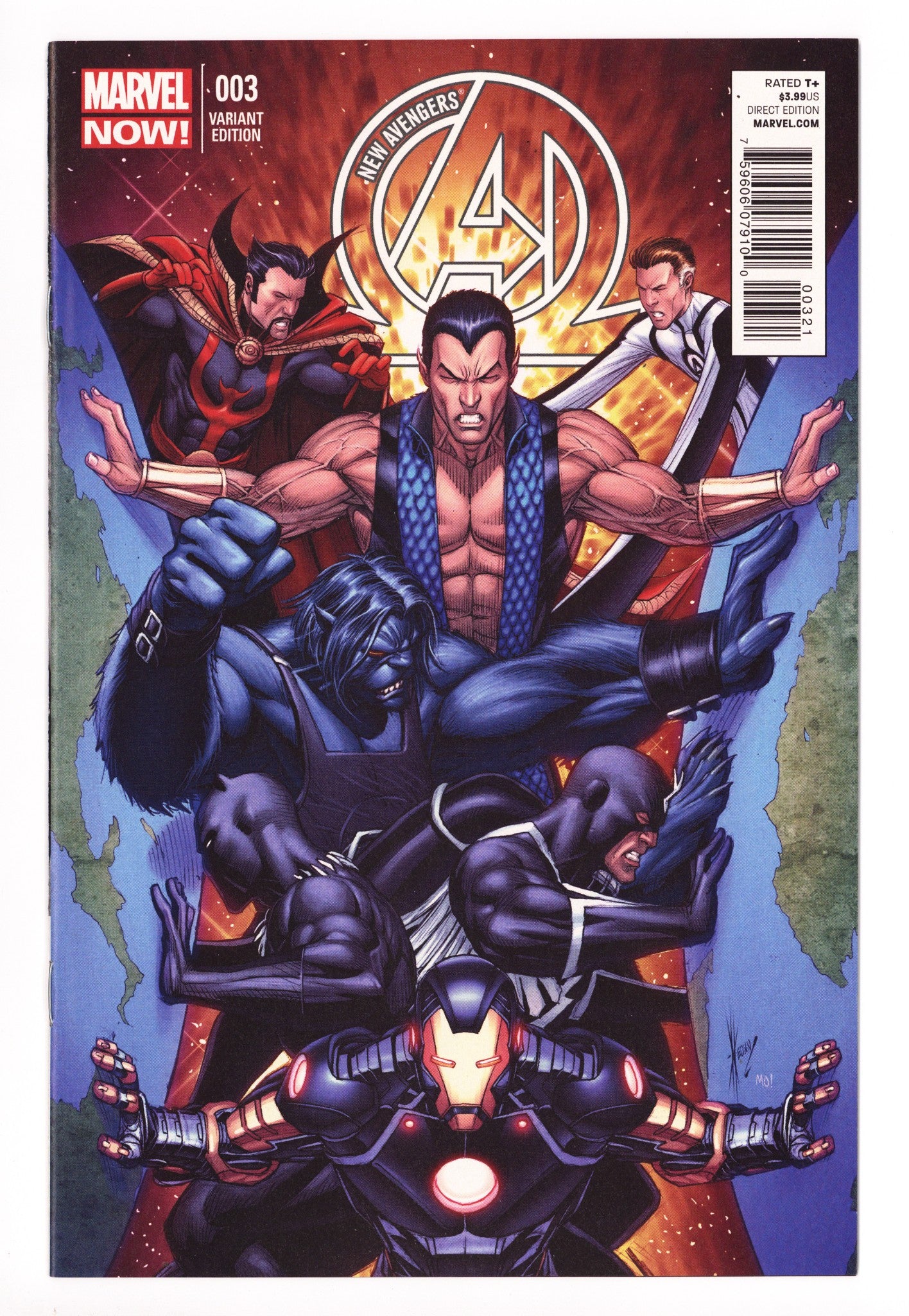 New Avengers Vol 3 3 NM (9.4) (2013) Keown Incentive Variant 