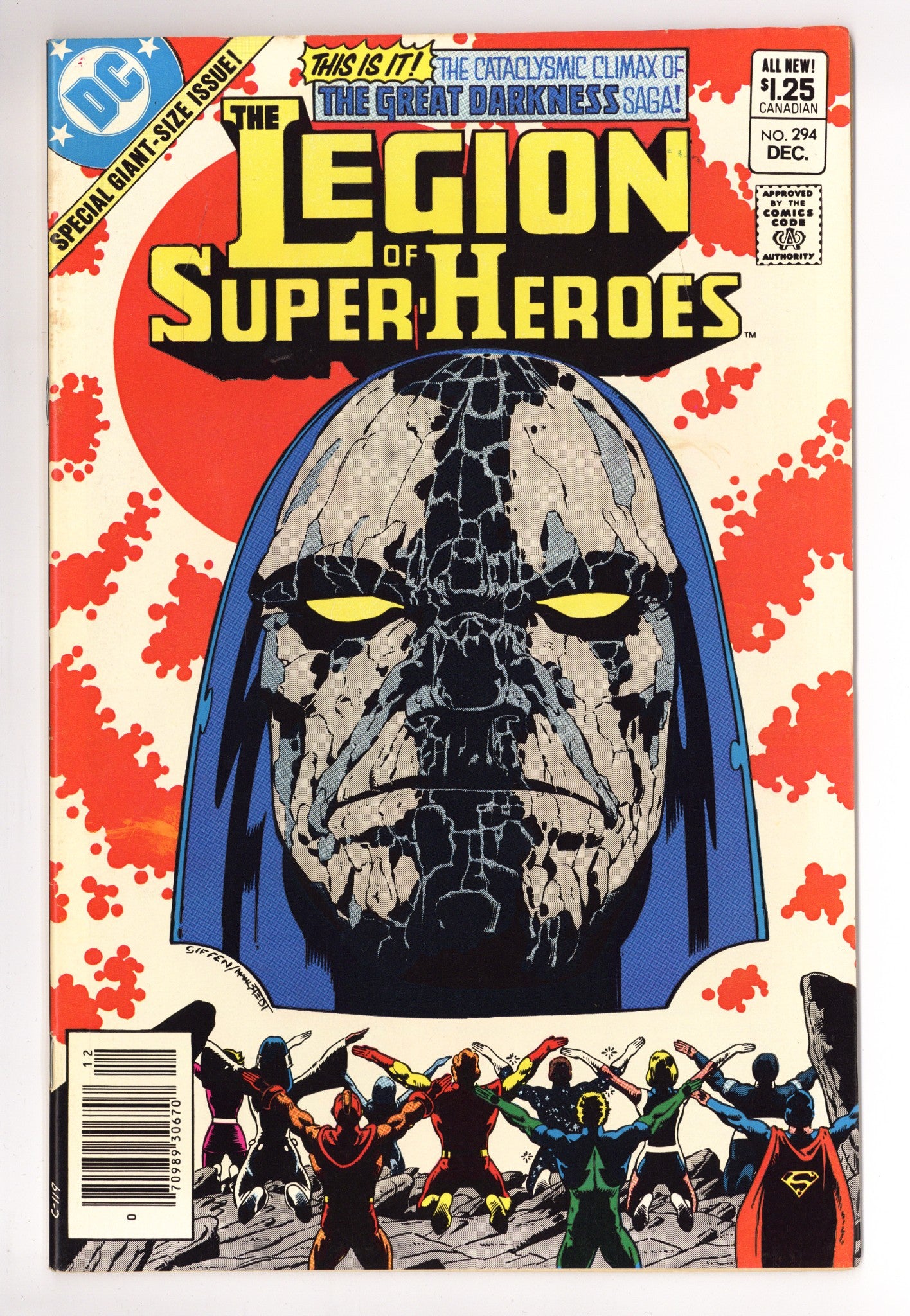 The Legion of Super-Heroes Vol 2 294 Mid Grade (1982) Canadian Price Variant 