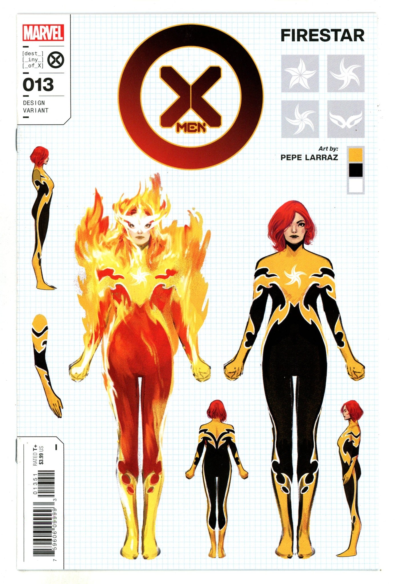 X-Men Vol 5 13 High Grade (2022) Larraz Design Variant 