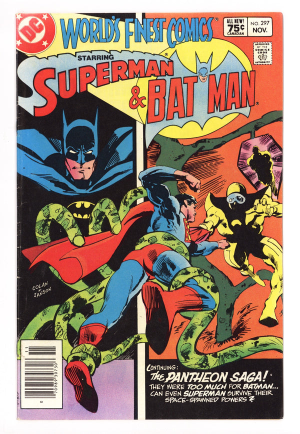 World's Finest Comics 297 Mid Grade (1983) Canadian Price Variant