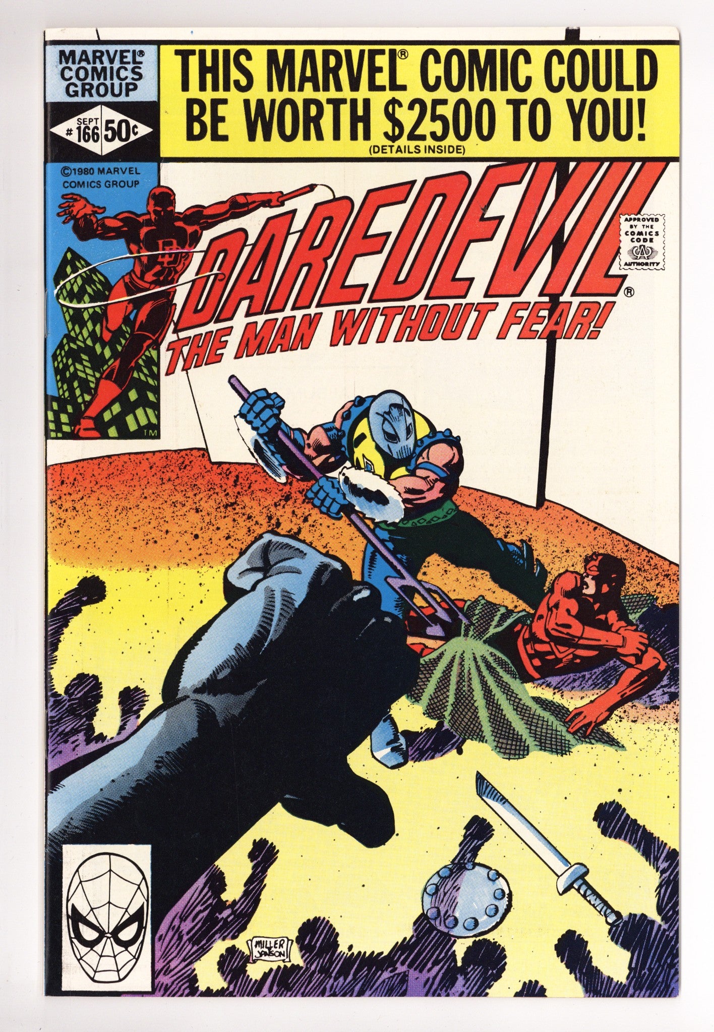 Daredevil Vol 1 166 NM- (9.2) (1980) 