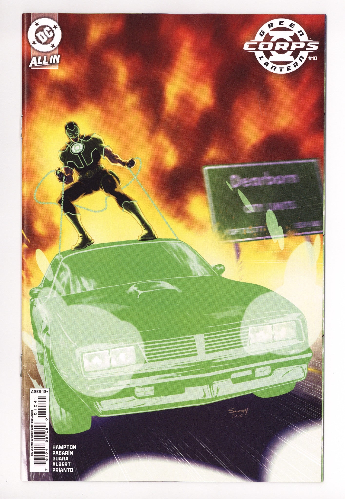 Green Lantern Corps Vol 4 10 Godlewski Incentive NM- (2025)