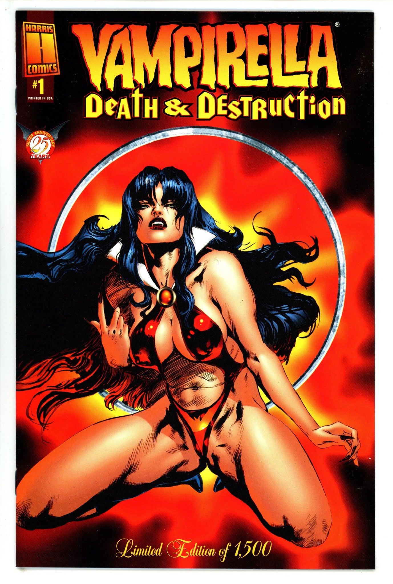 Vampirella: Death & Destruction 1 Beachum Limited Variant NM- (1996)