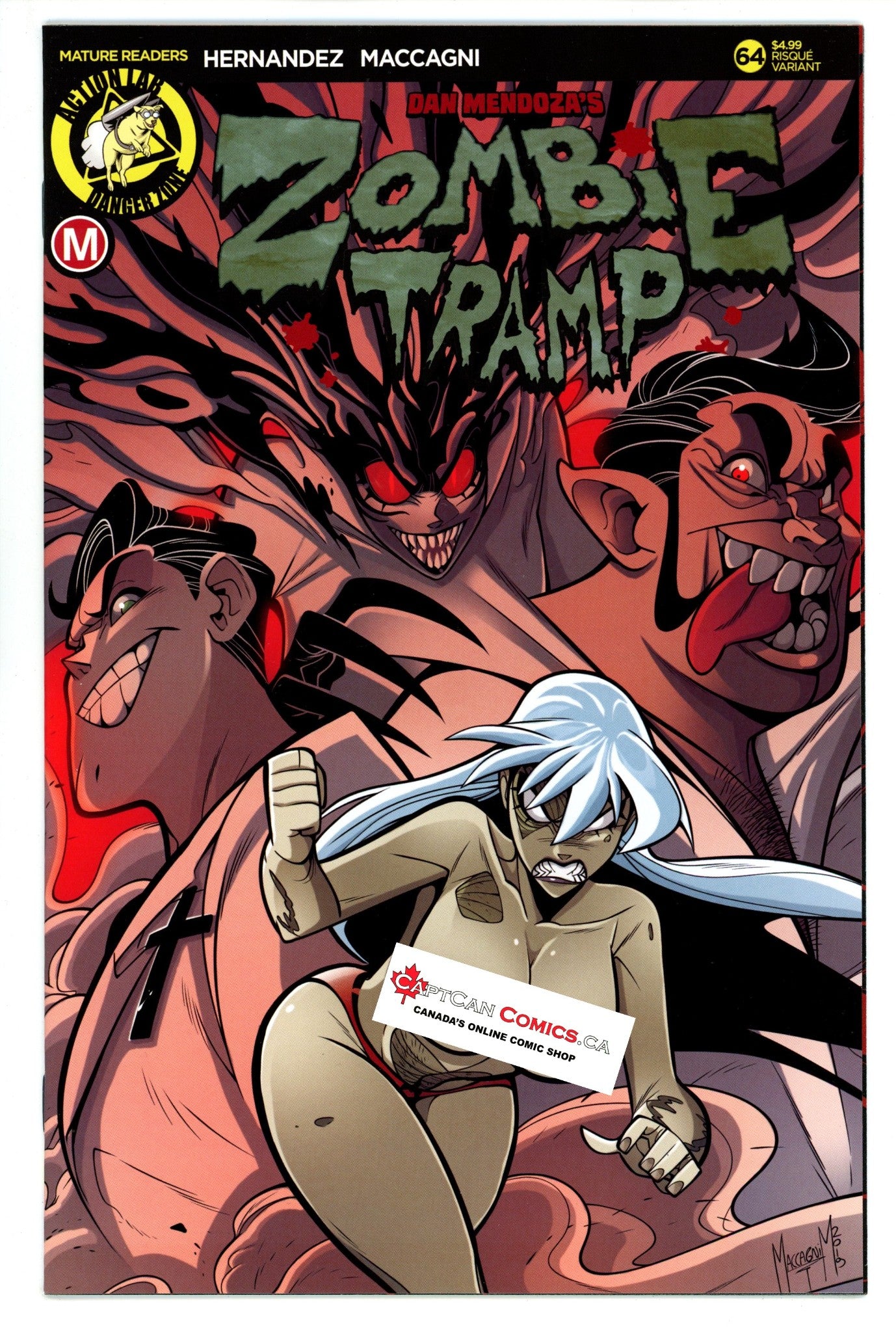 Zombie Tramp Vol 3 64 NM (9.4) (2019) Maccagni Risque Variant 