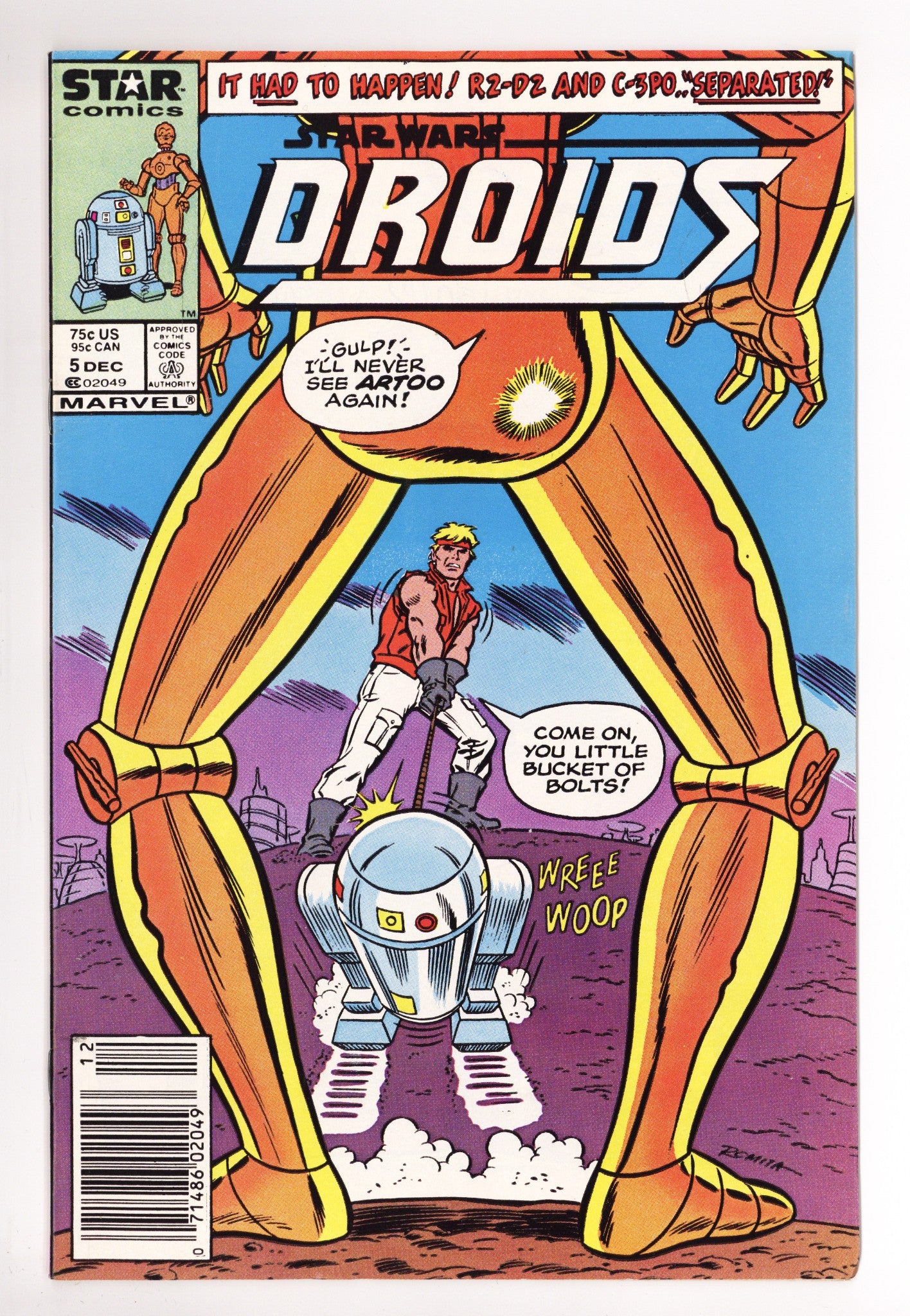 Droids 5 FN+ (6.5) (1986) Newsstand 
