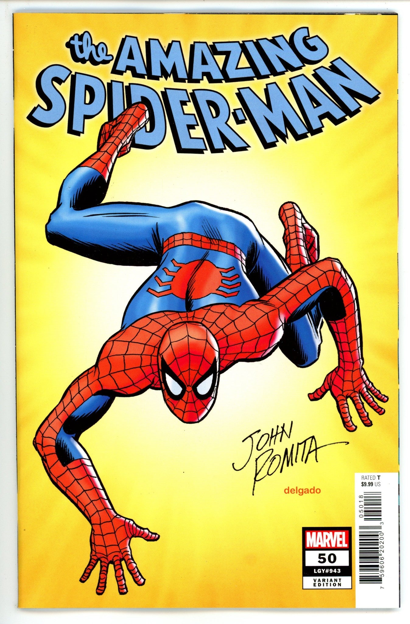 Amazing Spider-Man Vol 6 50 NM- (9.2) (2024) Romita Incentive Variant 