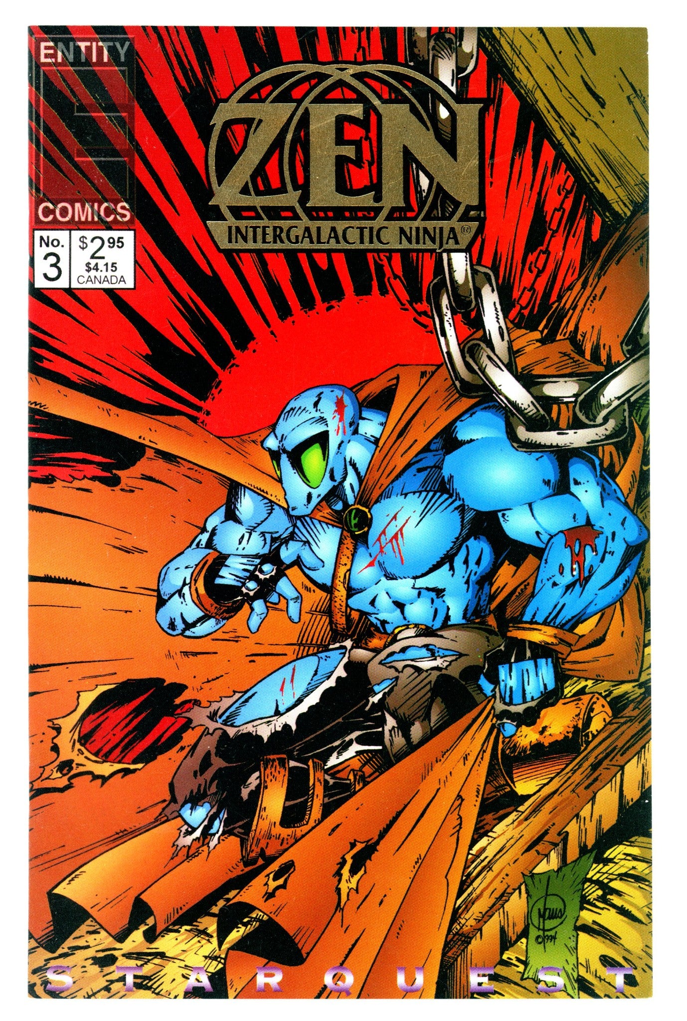 Zen Intergalactic Ninja: Color Vol 2 3 (1995)