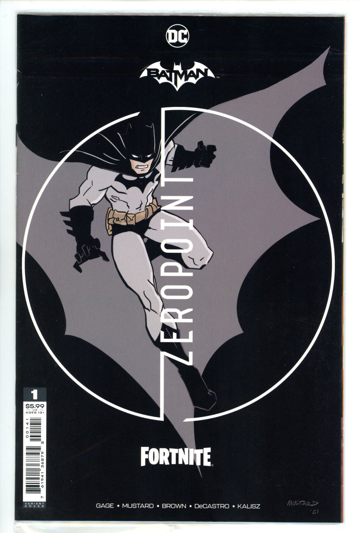 Batman / Fortnite: Zero Point 1 New, Sealed (2021) Mustard Variant 