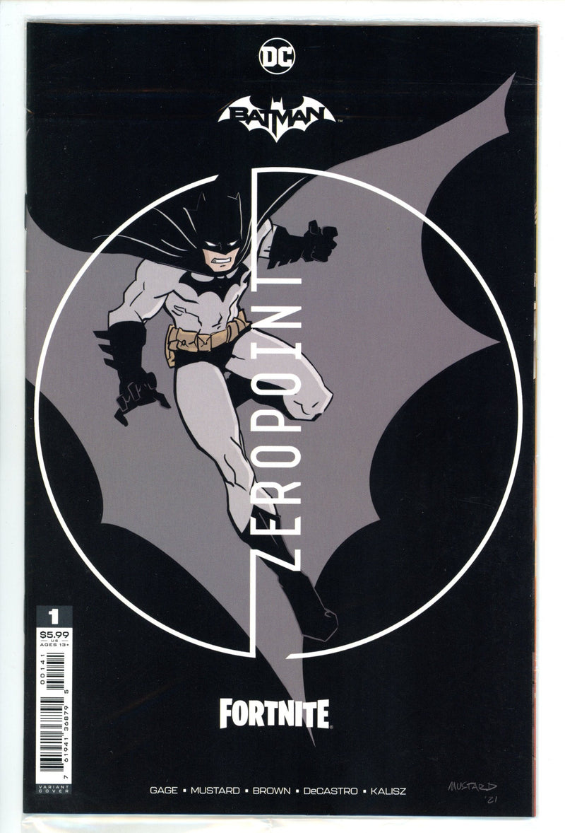 Batman / Fortnite: Zero Point 1 New, Sealed (2021) Mustard Variant 
