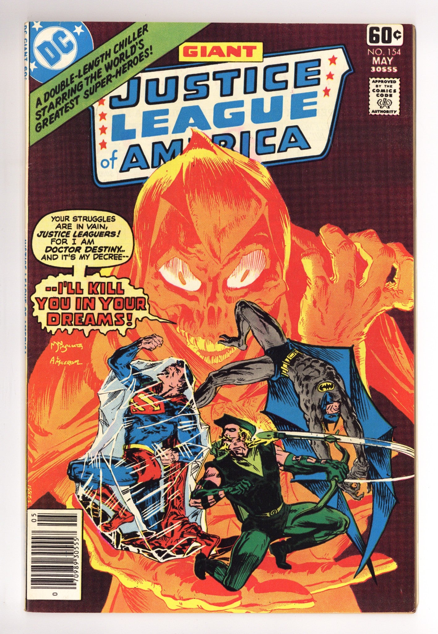 Justice League of America Vol 1 154 Mid Grade (1978) 