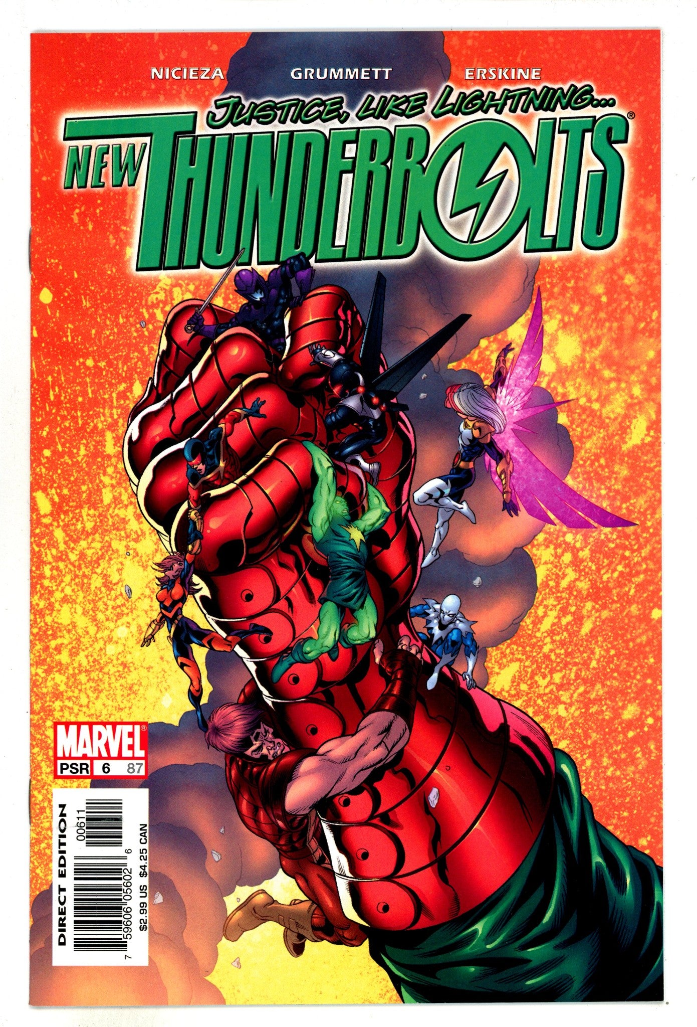 New Thunderbolts Vol 1 6 (87) High Grade (2005) 