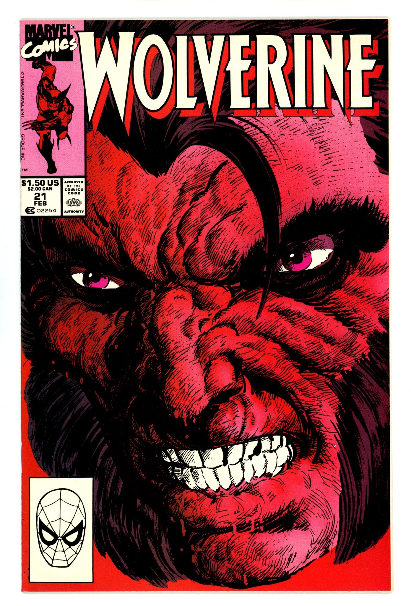 Wolverine Vol 2 21 High Grade (1990) 