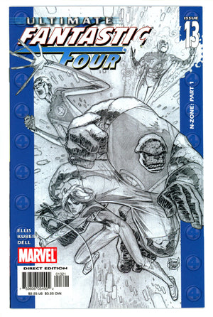 Ultimate Fantastic Four 13 High Grade (2005) Kubert Sketch Variant