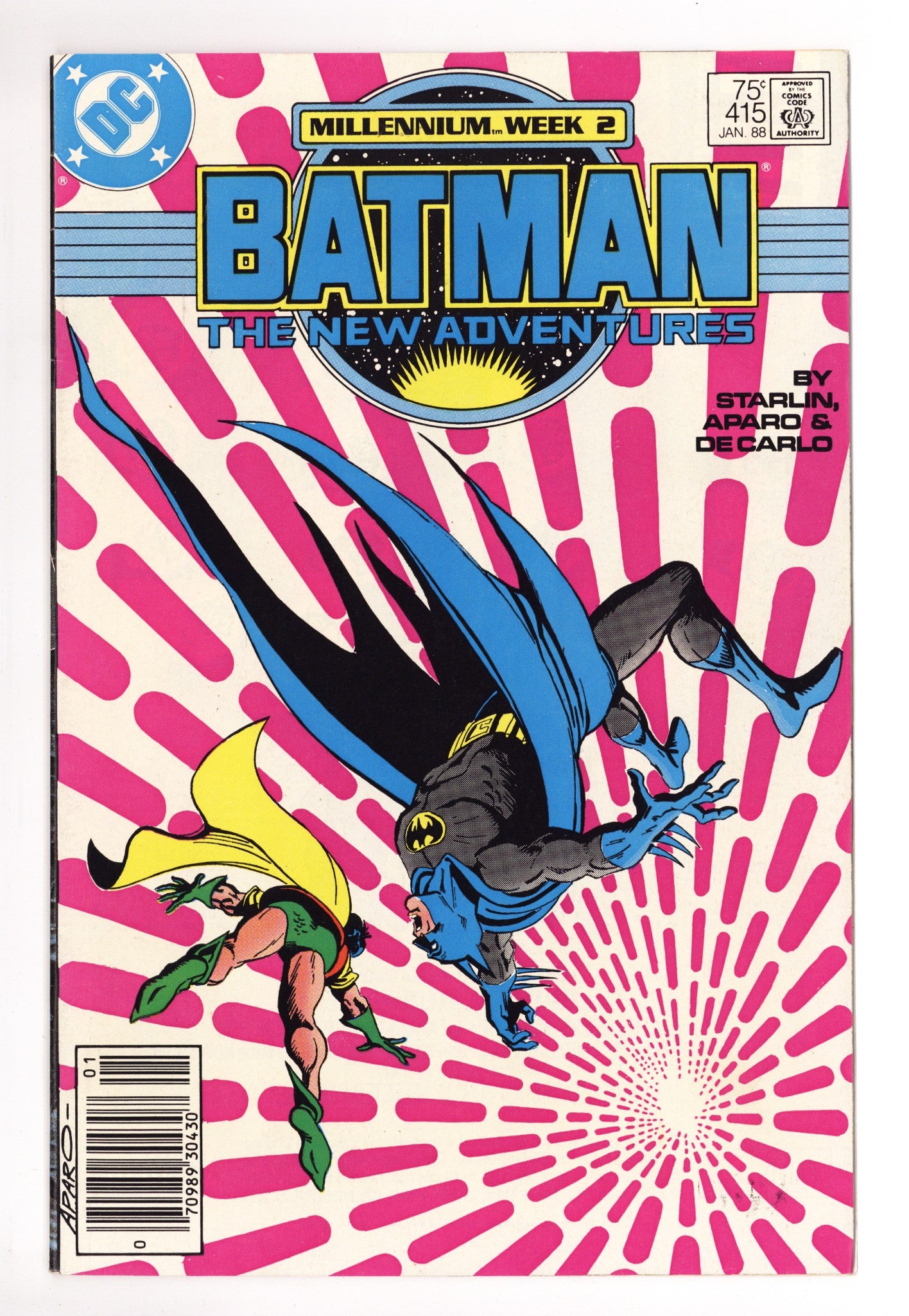 Batman Vol 1 415 Mid Grade (1988) Newsstand 