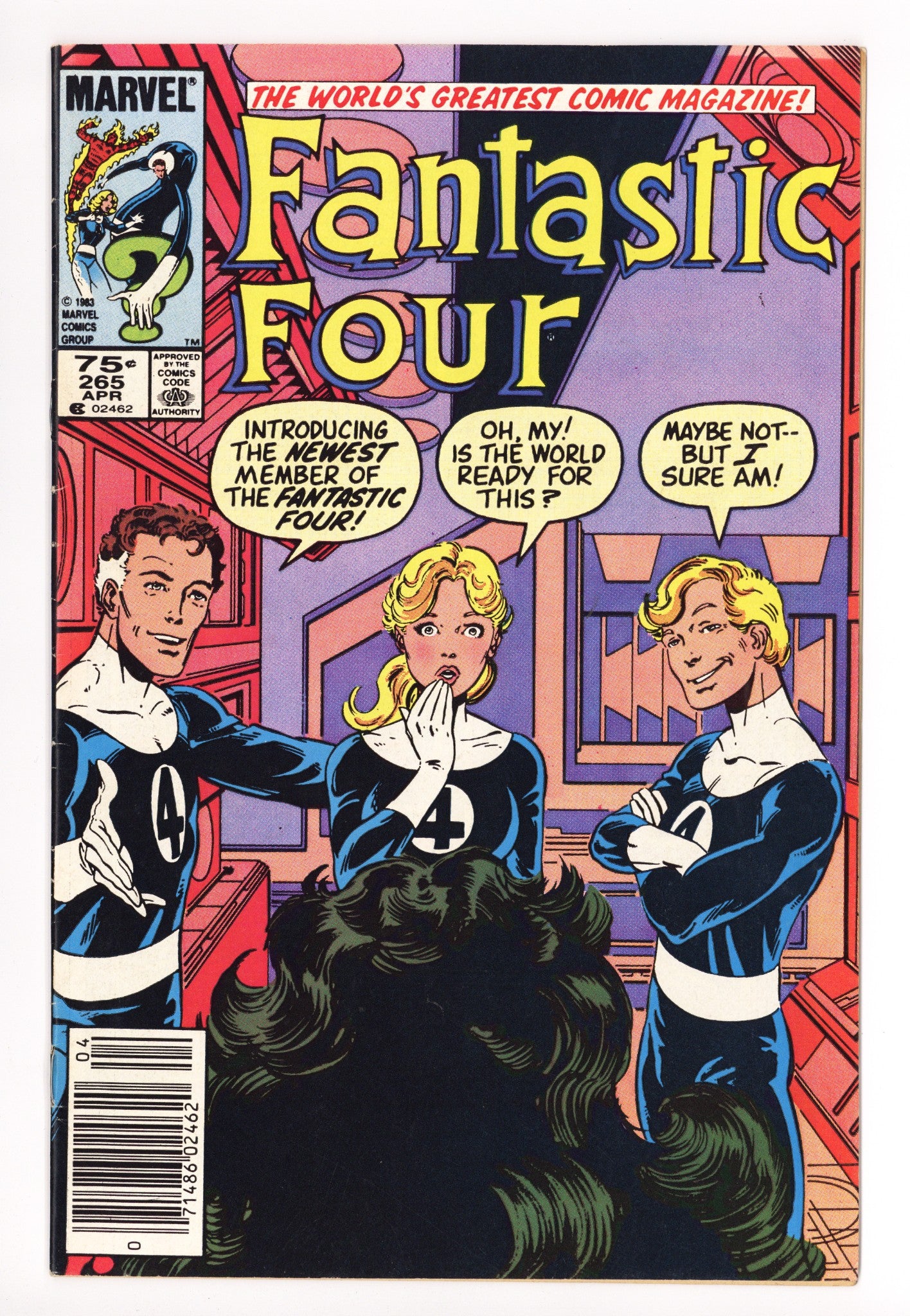 Fantastic Four Vol 1 265 Low Grade (1984) Canadian Price Variant 