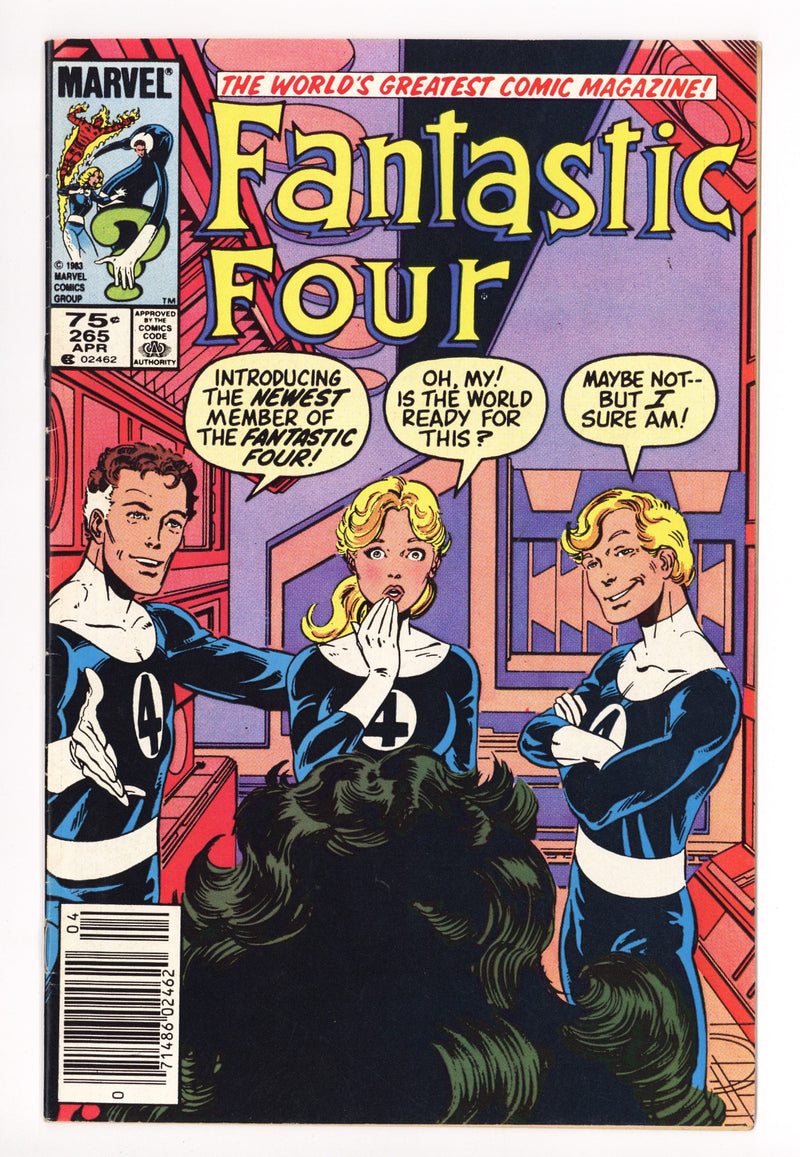 Fantastic Four Vol 1 265 Low Grade (1984) Canadian Price Variant 