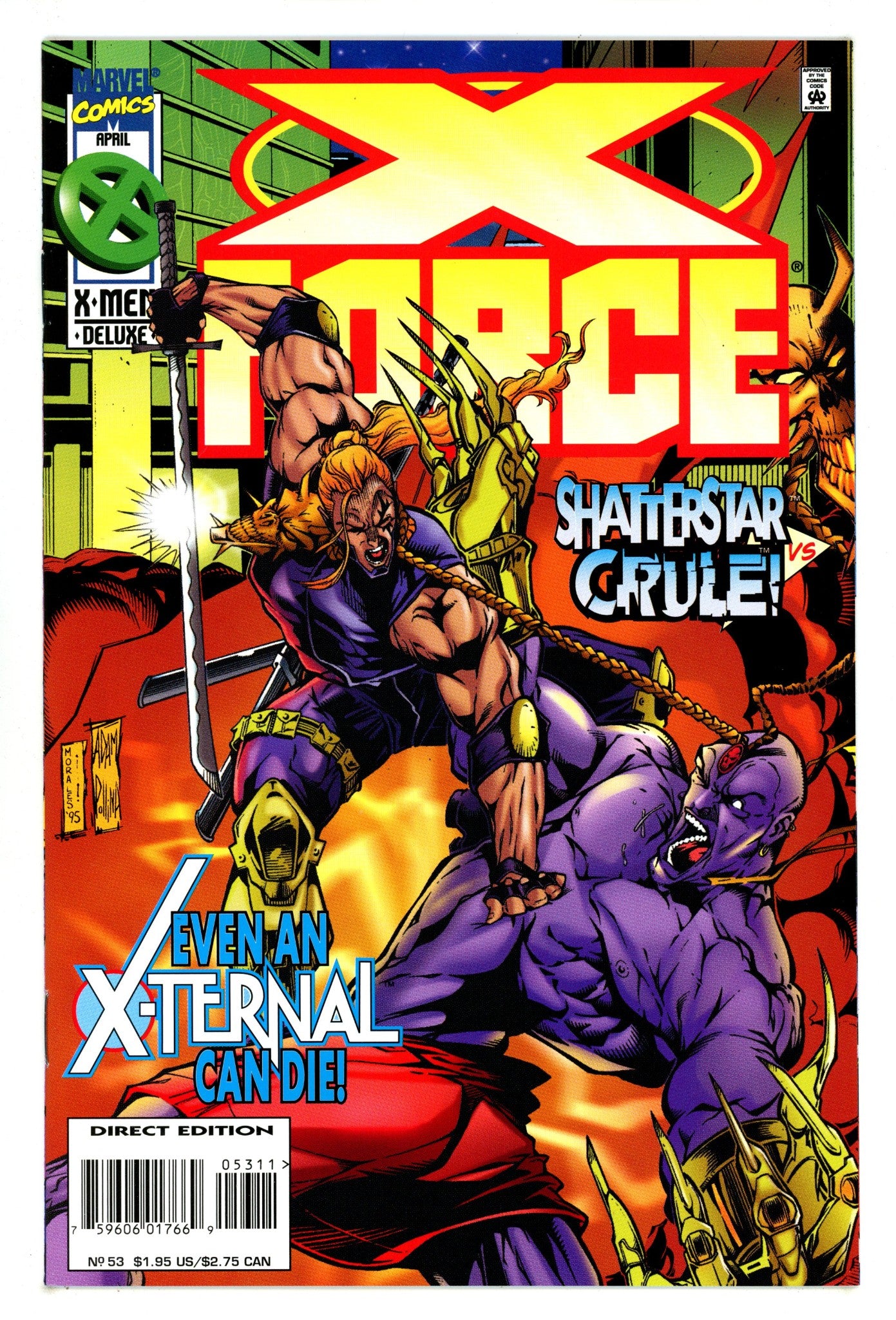 X-Force Vol 1 53 Mid Grade (1996) 