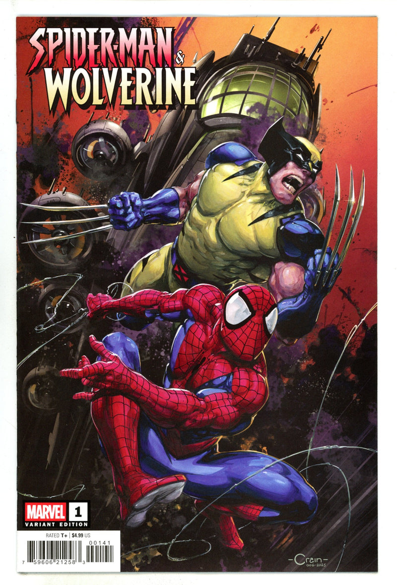 Spider-Man & Wolverine 1 Crain Variant (2025)