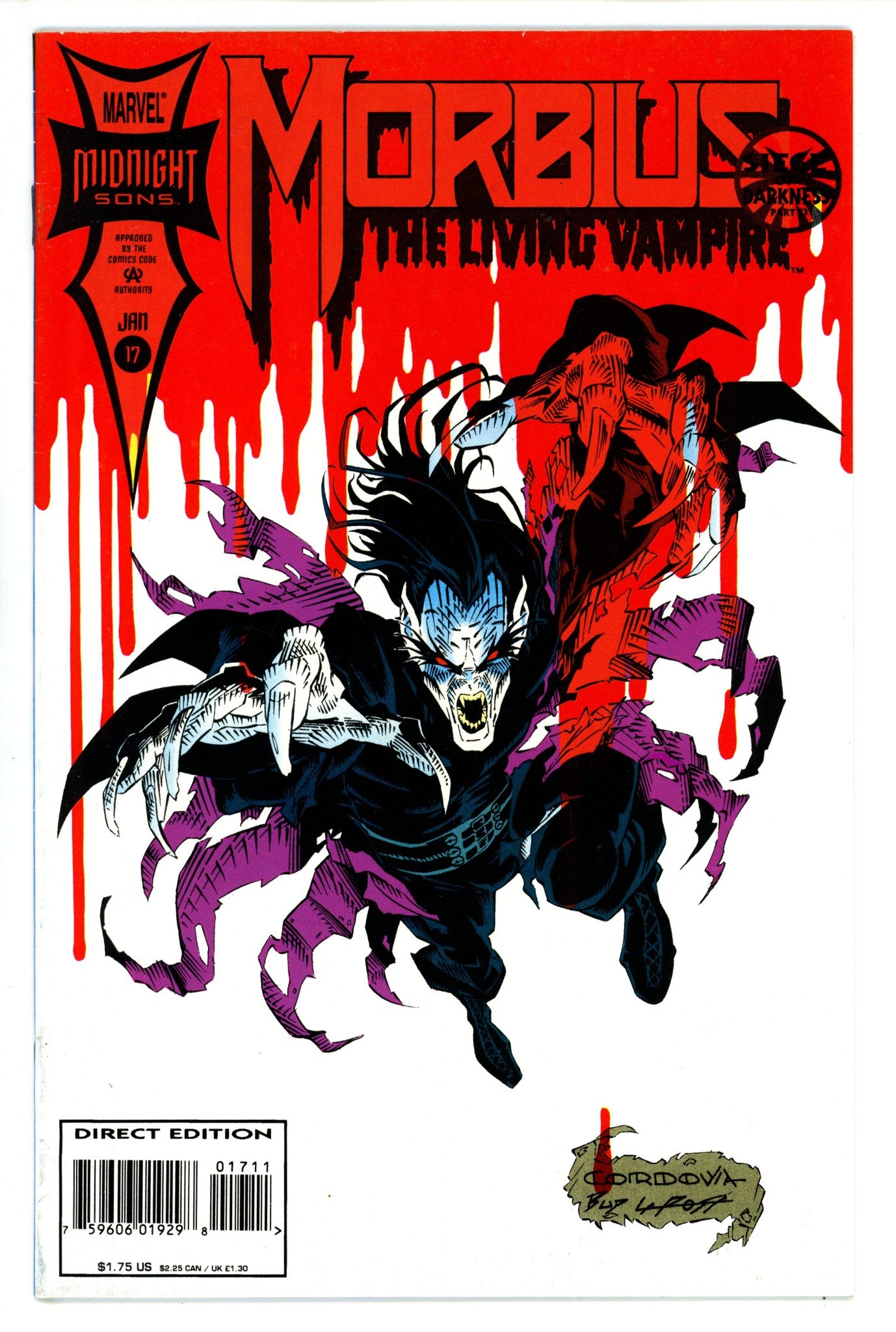 Morbius: The Living Vampire Vol 1 17 (1994)