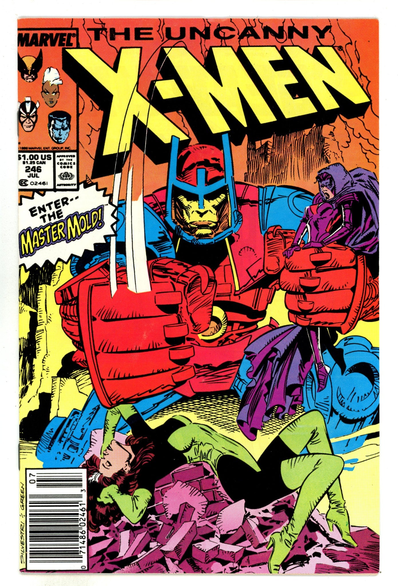 The Uncanny X-Men Vol 1 246 Mid Grade (1989) Newsstand 