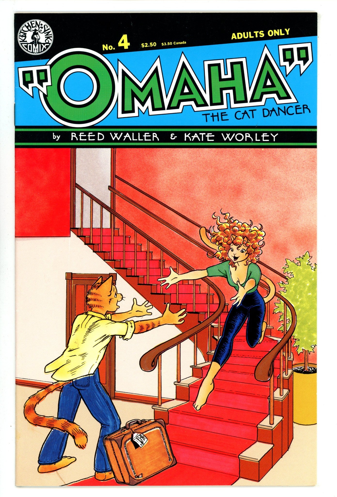 Omaha the Cat Dancer Vol 2 4 Mid Grade (1987) 4th Print 