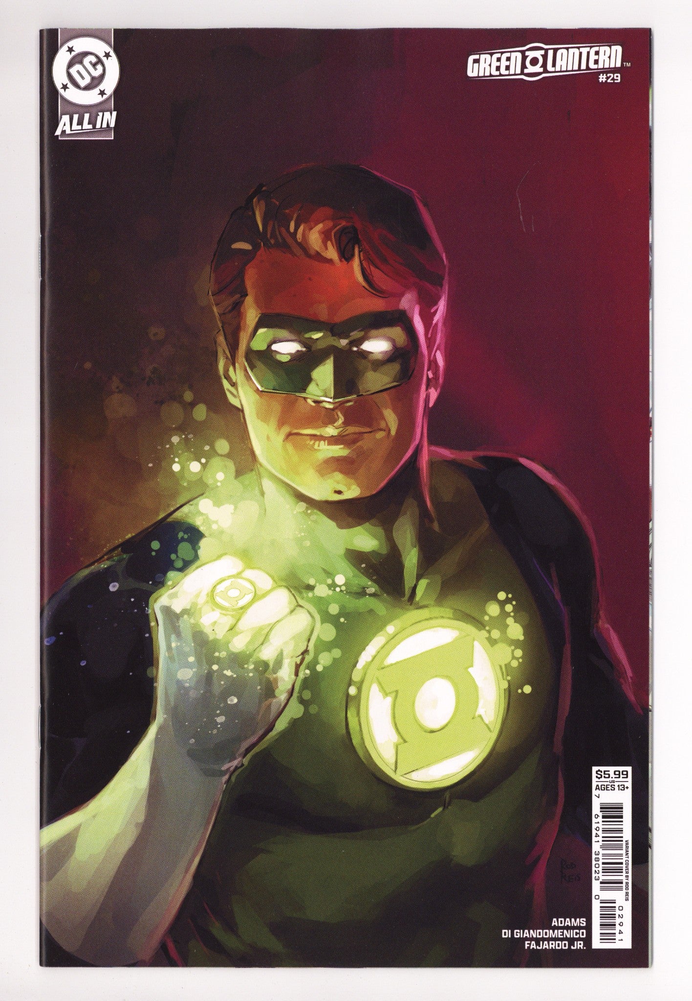 Green Lantern Vol 8 29 Reis Variant (2025)