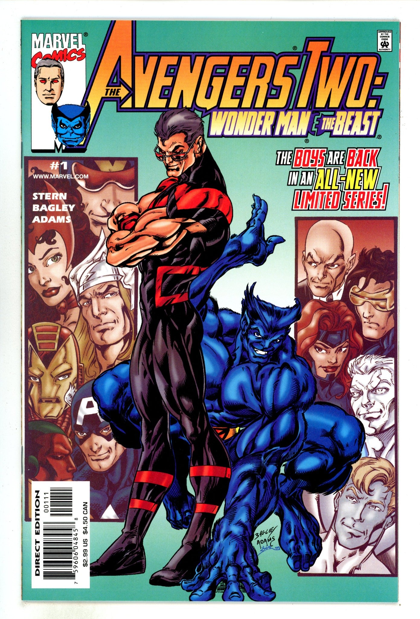 Avengers Two: Wonder Man & Beast 1 High Grade (2000) 