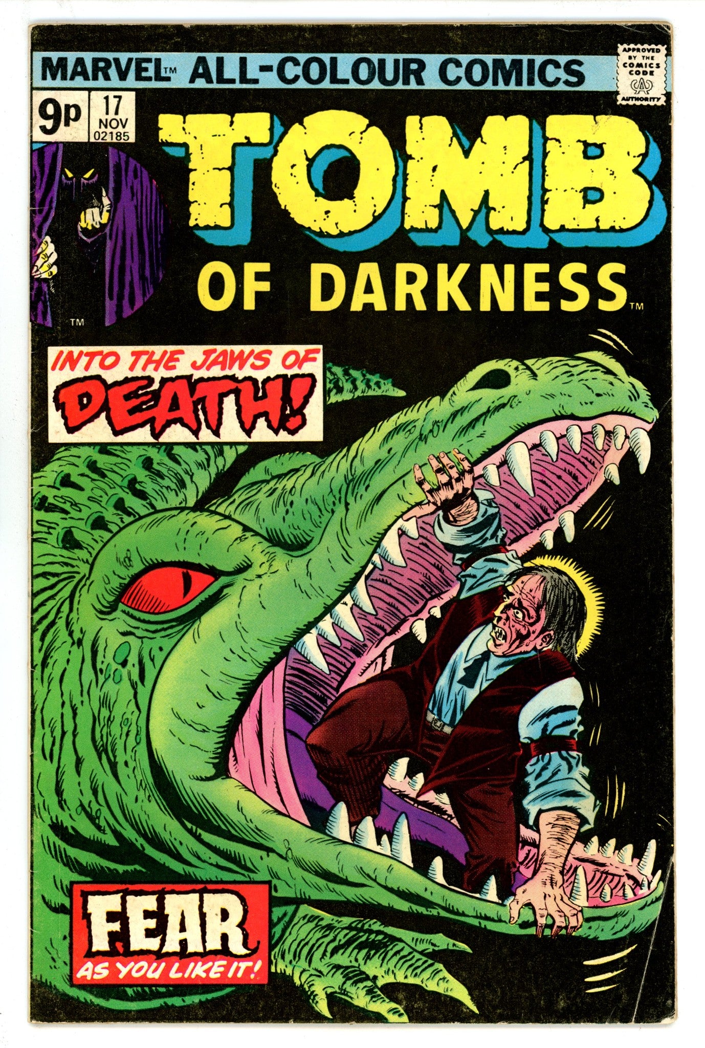 Tomb of Darkness 17 VG/FN (5.0) Pence (1975) 