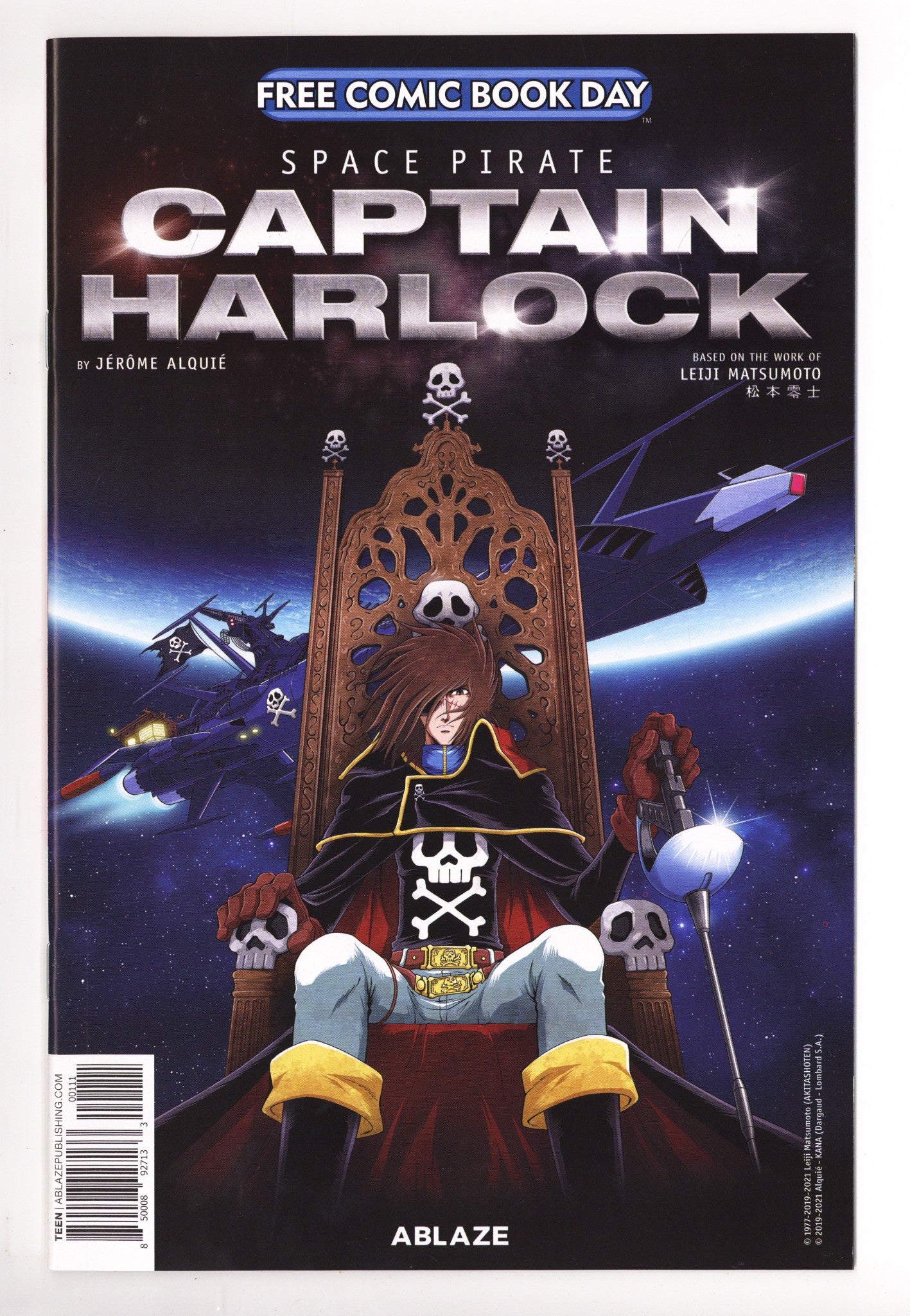 Free Comic Book Day: Space Pirate Captain Harlock [nn] High Grade (2021) 