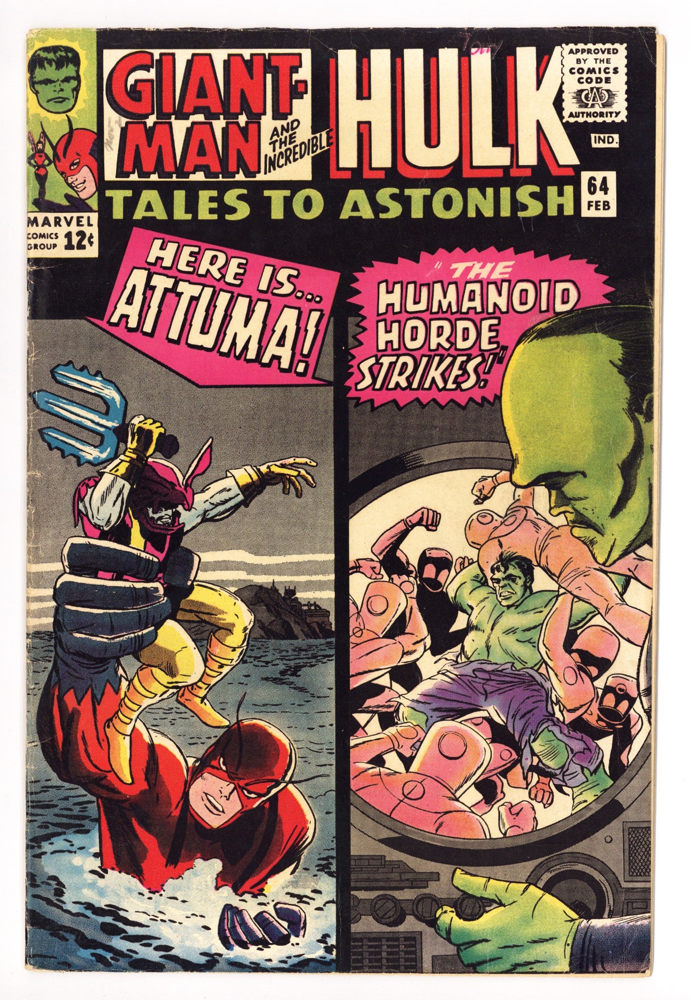 Tales to Astonish Vol 1 64 FN- (5.5) (1965) 