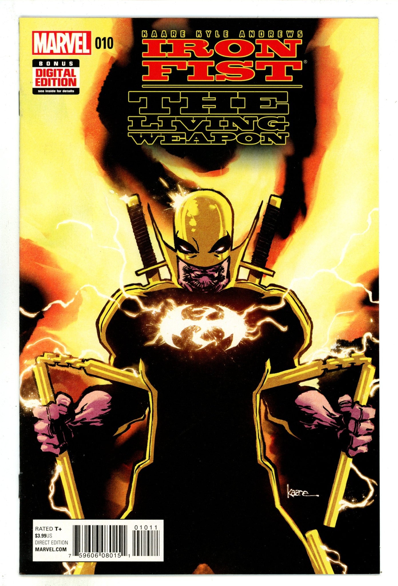 Iron Fist, the Living Weapon 10 High Grade (2015) 